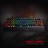 Redragon K587 PRO TKL RGB 3-Mode Wireless Mechanical 87 Keys Gaming Keyboard, 9 Dedicated Macro Keys, Media Control w/Detachable Wrist Rest, Hot-Swap Linear Red Switches